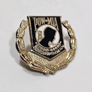Vintage Vietnam Era POW/MIA Prisoner of War Bring Our Boys Home Lapel Hat Pin